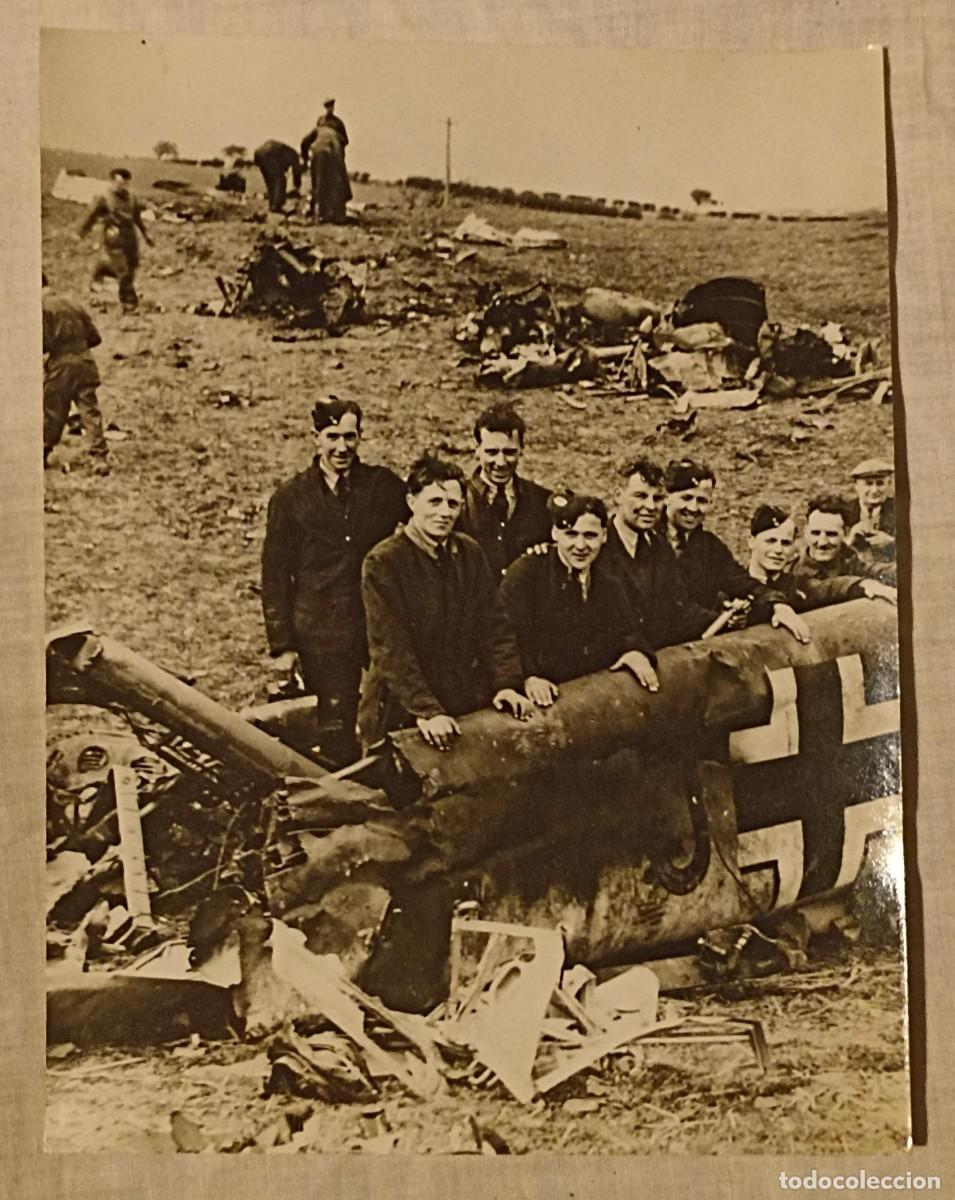 Militaria: Accidente avi&oacute;n Rudolf Hess, fotograf&iacute;a Original (III Reich Hitler- Nazi- Alemania) 1941