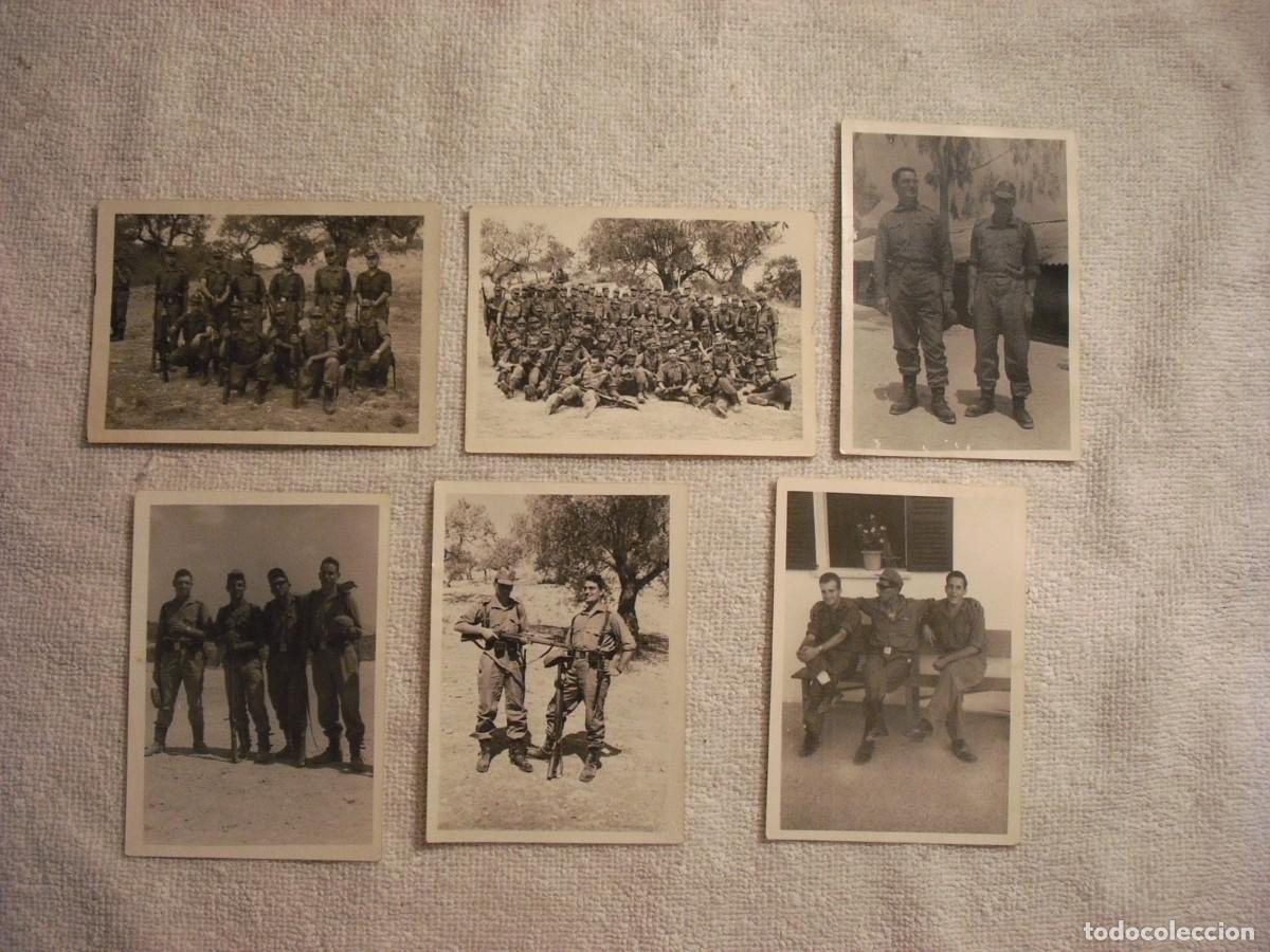 Militaria: LOTE DE 6 FOTOGRAFIAS DE MILITARES
