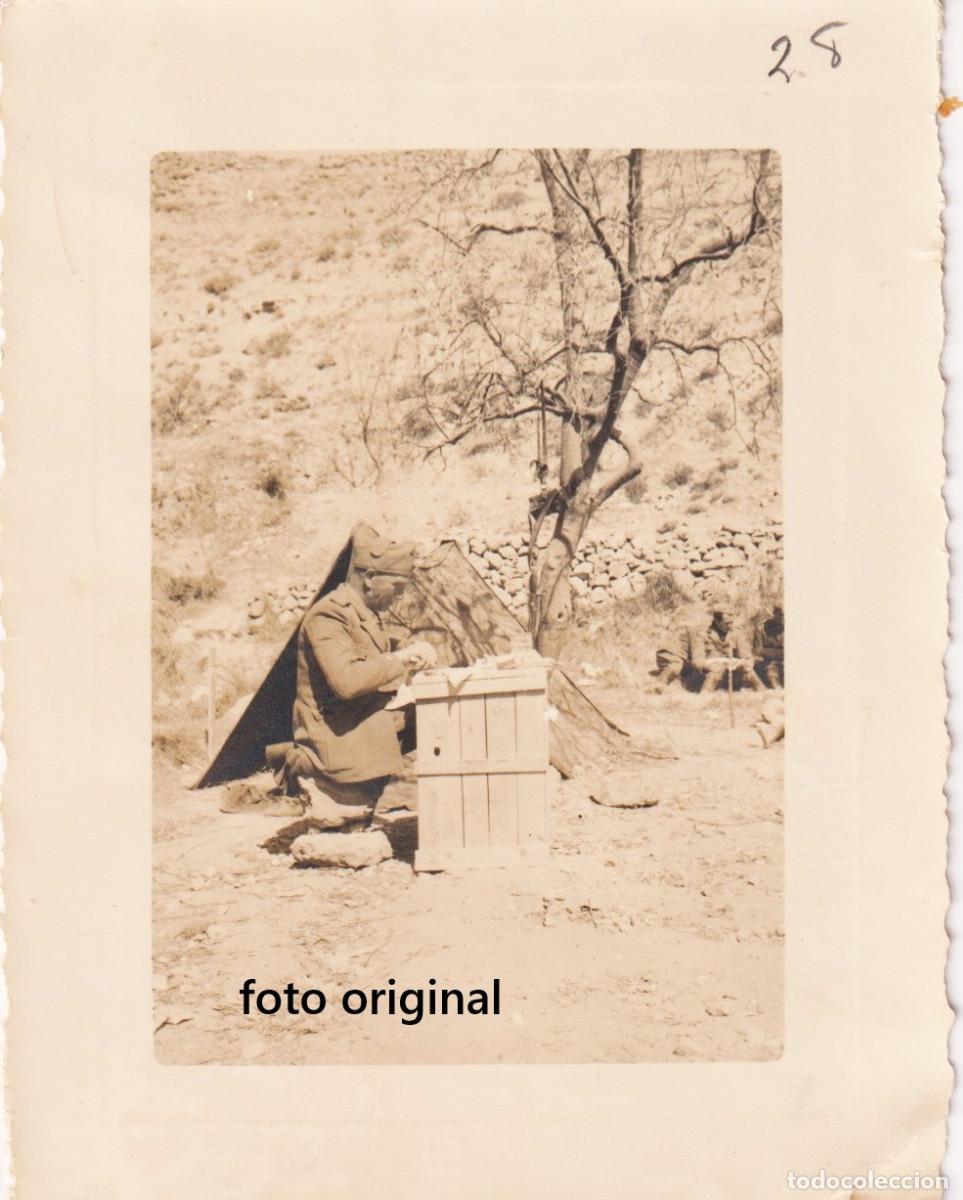 Militaria: OLIETE TERUEL CAMPAMENTO TROPAS CTV DIVISION LITTORIO GUERRA CIVIL