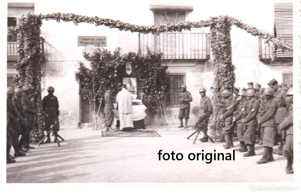 Militaria: MISA DE CAMPA&Ntilde;A CTV ITALIANO DIVISION LITTORIO GUERRA CIVIL ESPA&Ntilde;OLA
