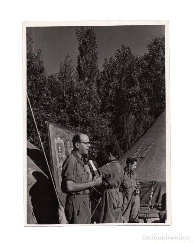 Militaria: MOMENTO DE INSTRUCCI&Oacute;N O PLANIFICACI&Oacute;N EN UN ENTORNO MILITAR O DE CAMPAMENTO 13,1X9,7.