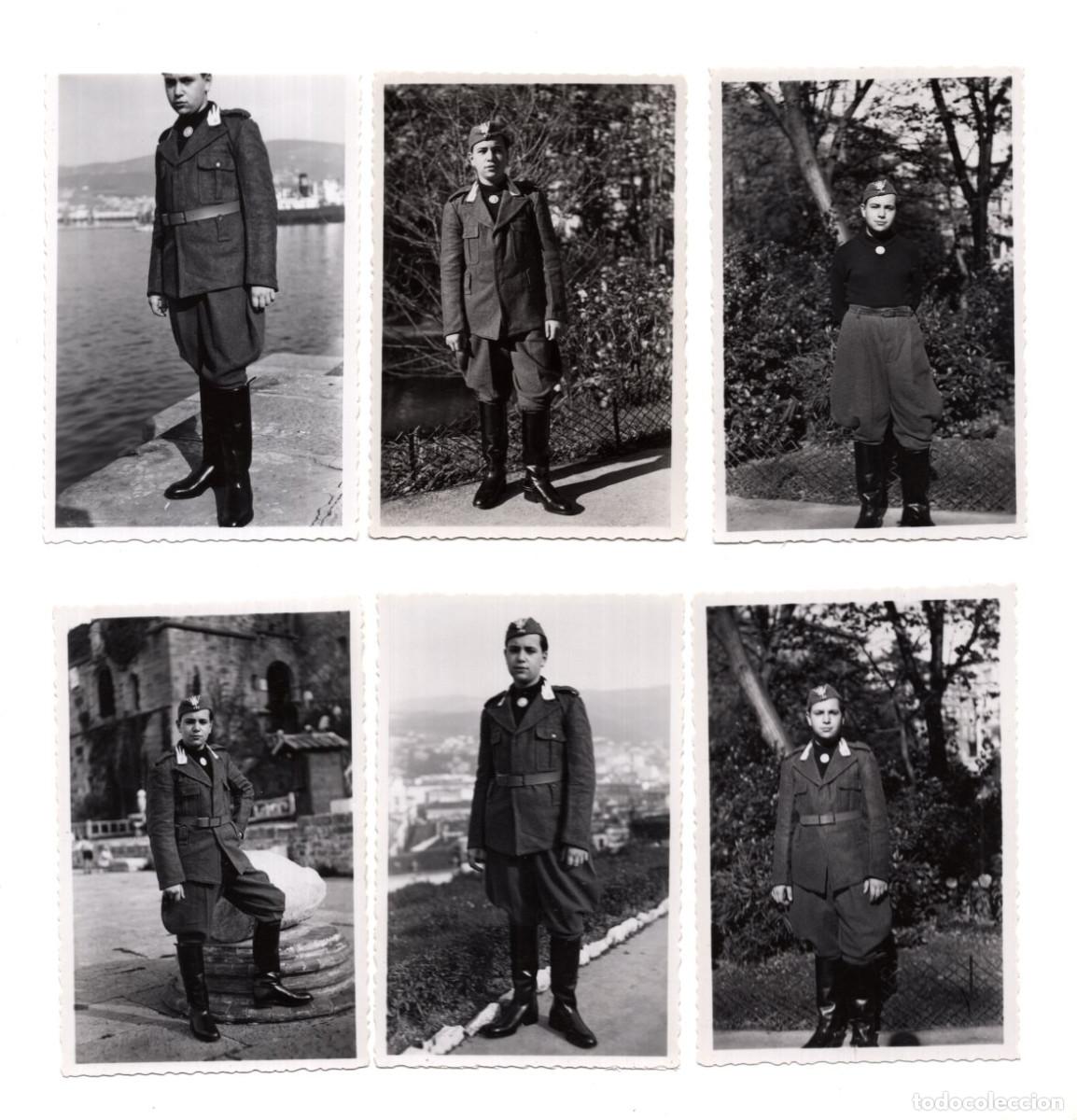 Militaria: 6 FOTOGRAF&Iacute;AS MILITAR, EJERCITO EXTRANJERO. 9,8X6,7.