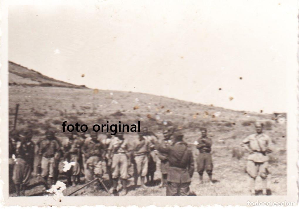 Militaria: TRAS ALCA&Ntilde;IZ GENERAL ANNIBALE BERGONZOLI ARENGA SOLDADOS CTV LITTORIO GUERRA CIVIL