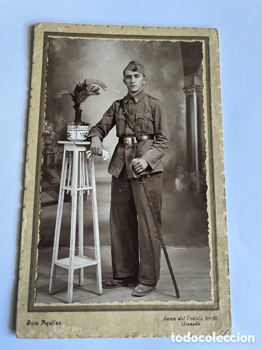 Militaria: Antigua fotograf&iacute;a militar