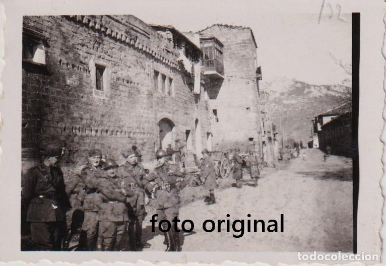 Militaria: LAGUARDIA ALAVA TROPAS CTV ITALIANAS DIVISION LITTORIO ACAMPADAS GUERRA CIVIL