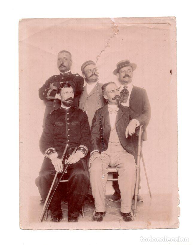 Militaria: CONJUNTO DE MILITARES. 20 SETIEMBRE DE 1900. 13X110.