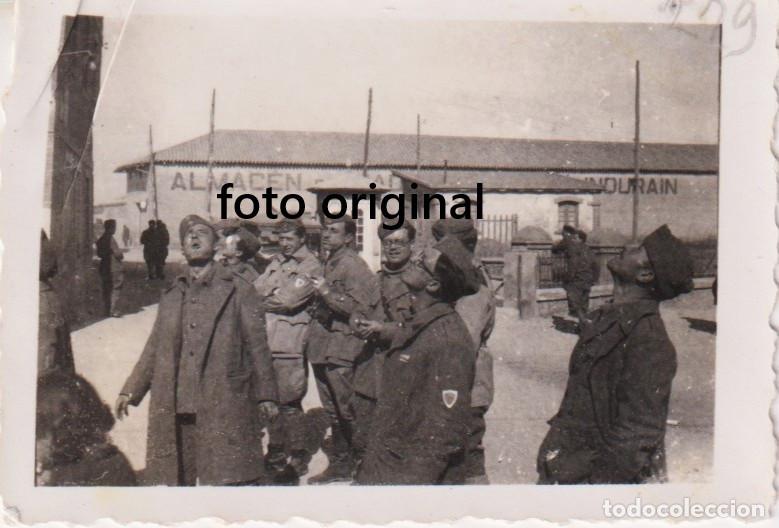 Militaria: ZARAGOZA CALLE CASTILLO CTV ITALIANO LITTORIO MARZO 1938 GUERRA CIVIL