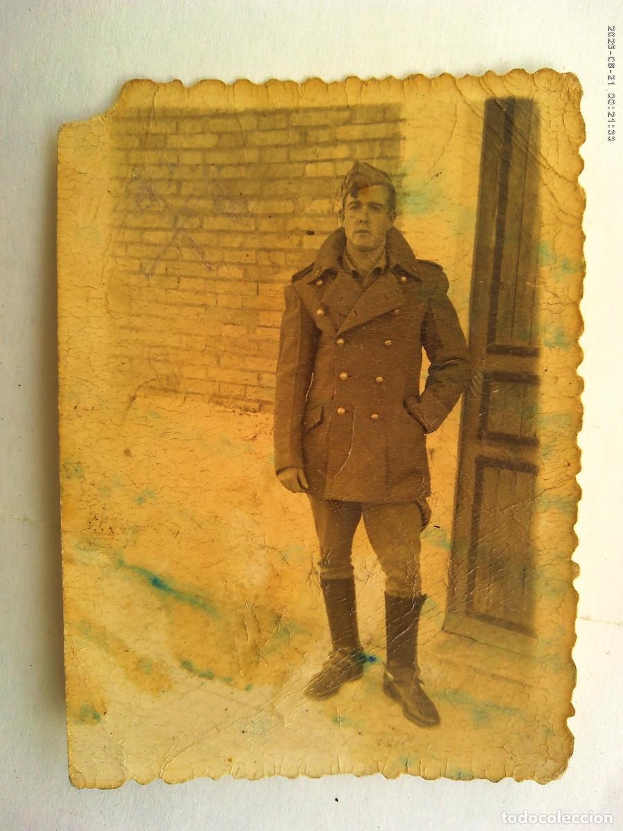 Militaria: GUERRA CIVIL O INMEDIATA POSTGUERRA : FOTO DE MILITAR DE CABALLERIA , DRAGONES DE SAGUNTO N&ordm; 7