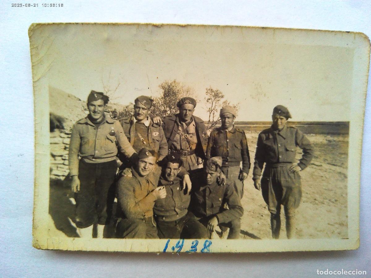 Militaria: GUERRA CIVIL : FOTO DE MILITARES DE ARTILLERIA , 1938