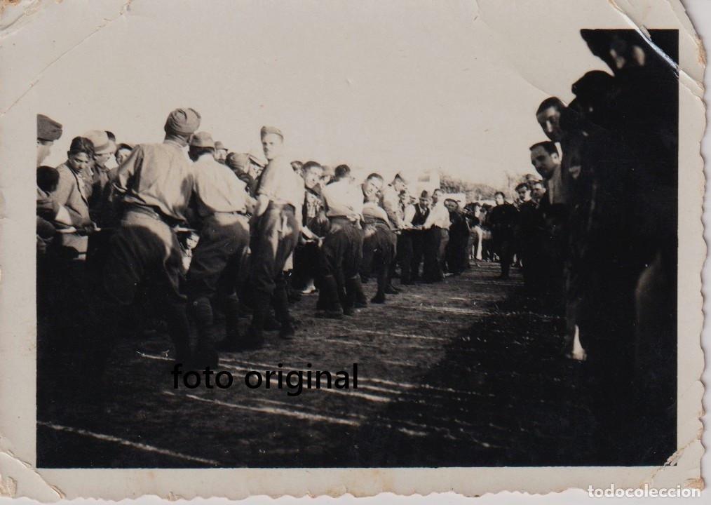 Militaria: FRENTE SANTANDER ARRASTRE PIEZA ARTILLERA SOLDADOS CTV ITALIANOS GUERRA CIVIL
