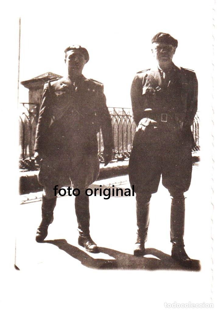 Militaria: OFICIALES CTV ITALIANOS FRENTE NORTE GUERRA CIVIL
