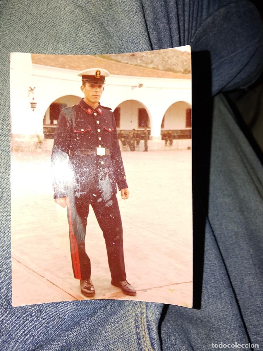 Militaria: Foto militar uniforme de gala o paseo de la Infanter&iacute;a de Marina de la Armada Espa&ntilde;ola