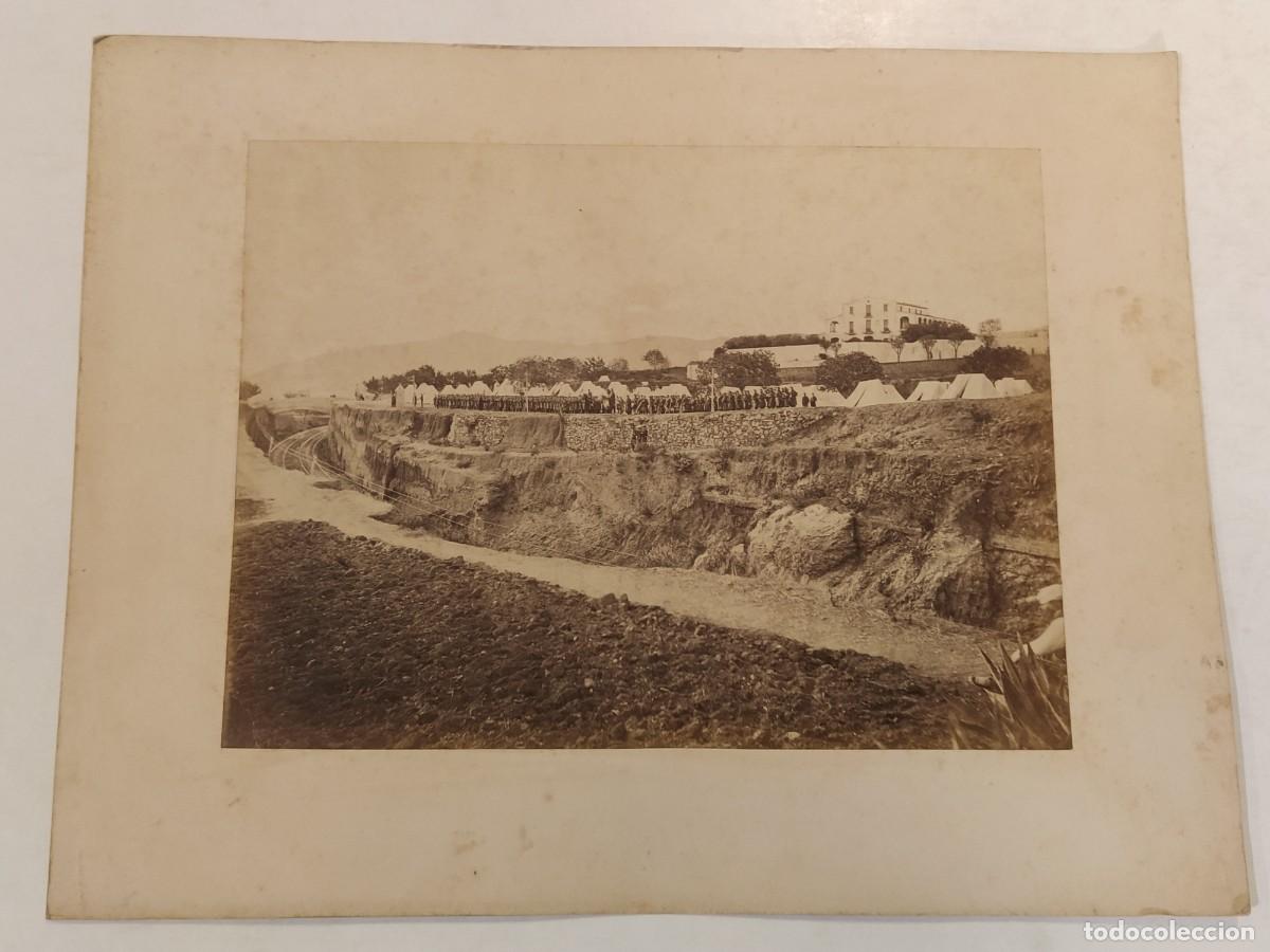 Militaria: CAMPAMENTO MILITAR - FOTOGRAFIA ANTIGUA - (V-28.169)