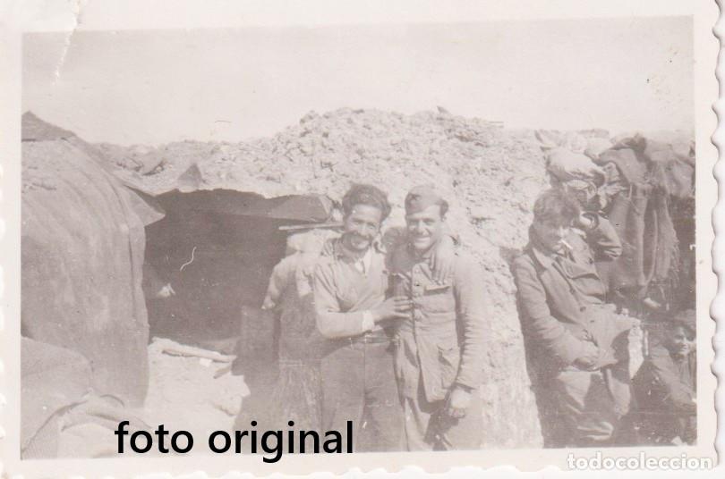 Militaria: FRENTE MADRID BARRIO USERAS TRINCHERAS TROPAS FRANCO GUERRA CIVIL