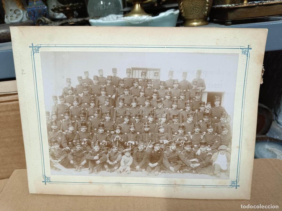 Militaria: ANTIGUA FOTO, MILITARES ESPA&Ntilde;OLES DEL SIGLO XIX, ZARAGOZA, MILITAR -P25
