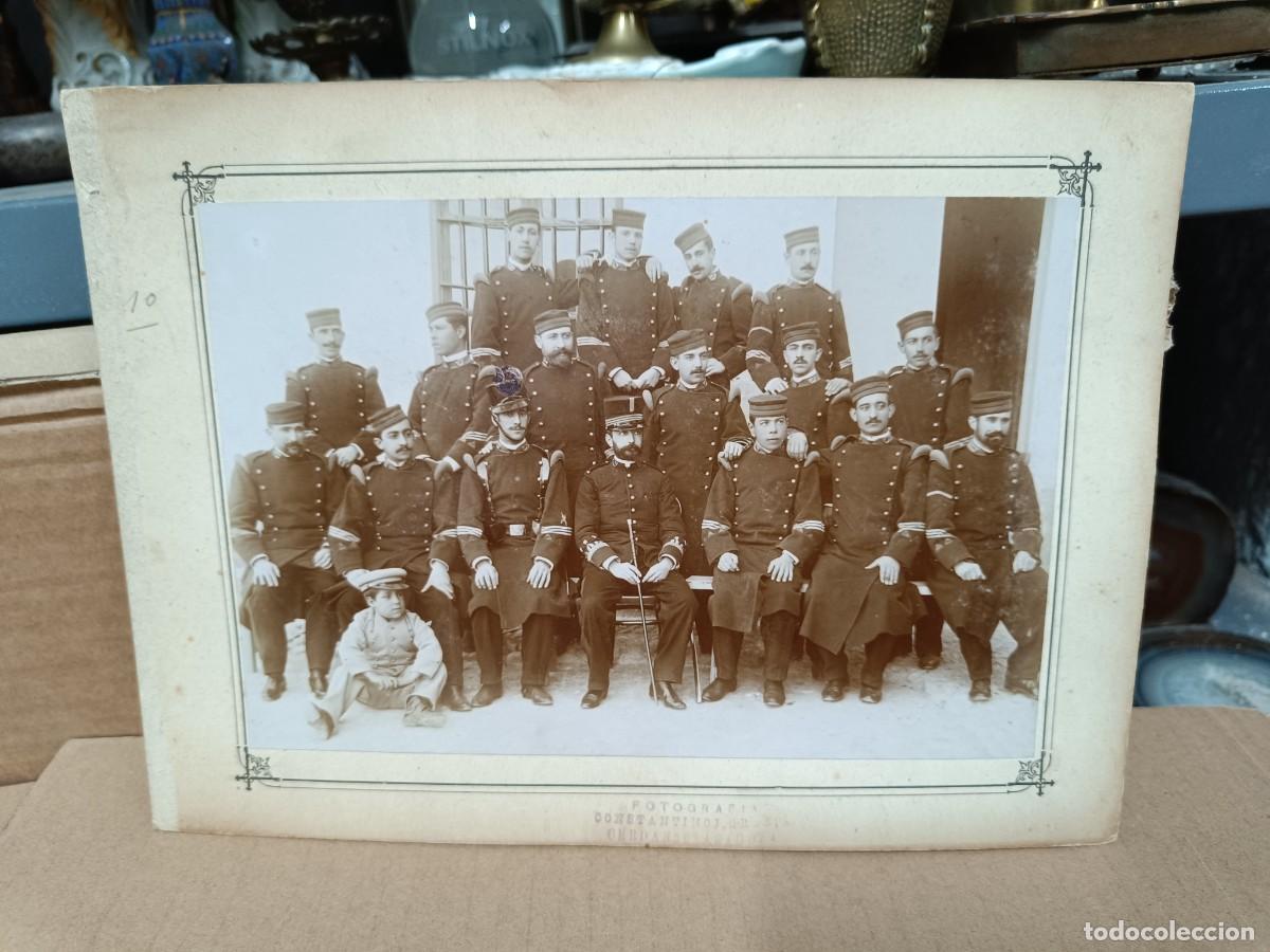 Militaria: ANTIGUA FOTO, MILITARES ESPA&Ntilde;OLES DEL SIGLO XIX, ZARAGOZA, MILITAR -P25