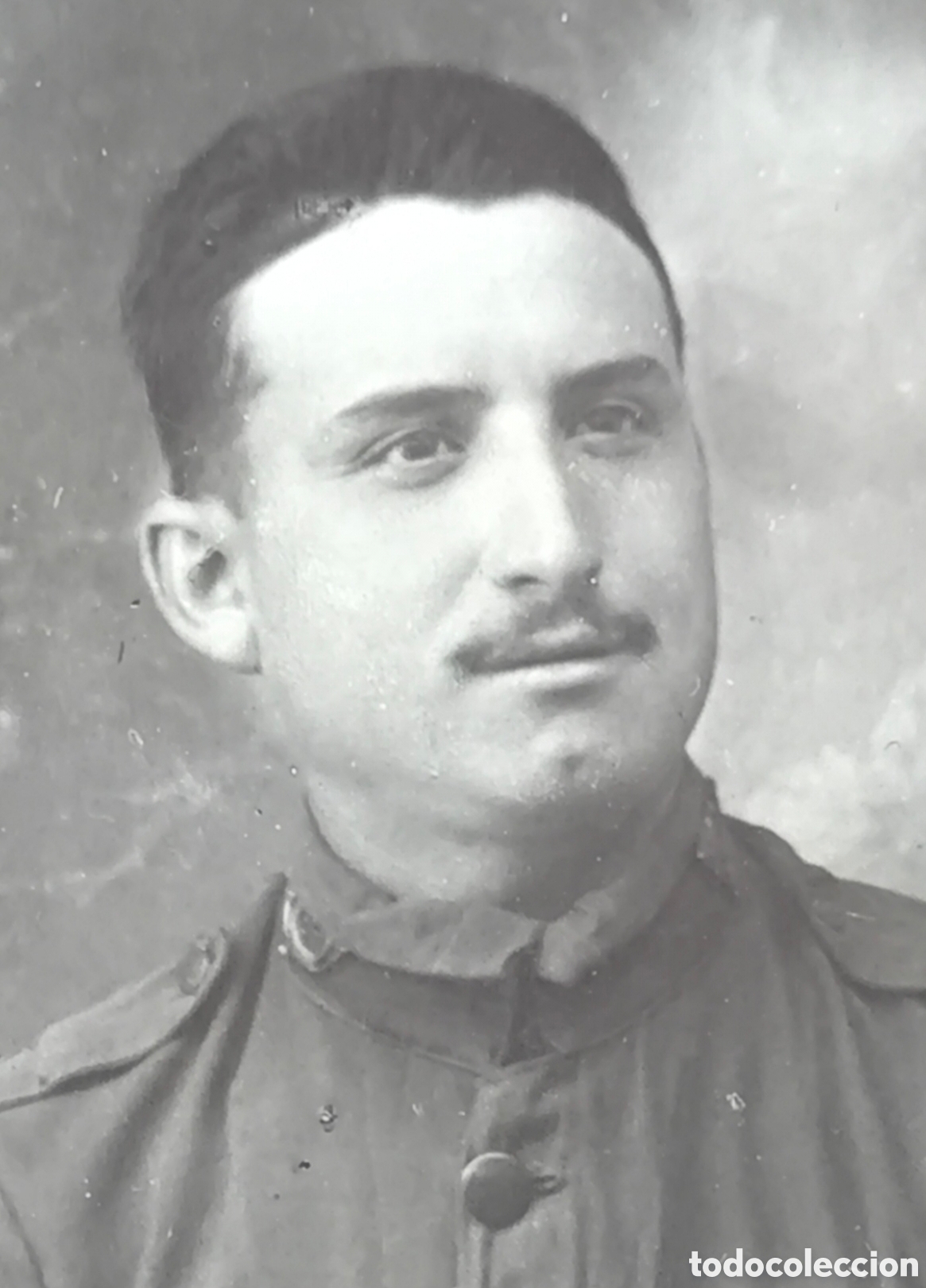 Militaria: FOTOGRAF&Iacute;A RETRATO DE ESTUDIO SOLDADO POSTAL FOTOGR&Aacute;FICA XAUEN 1923