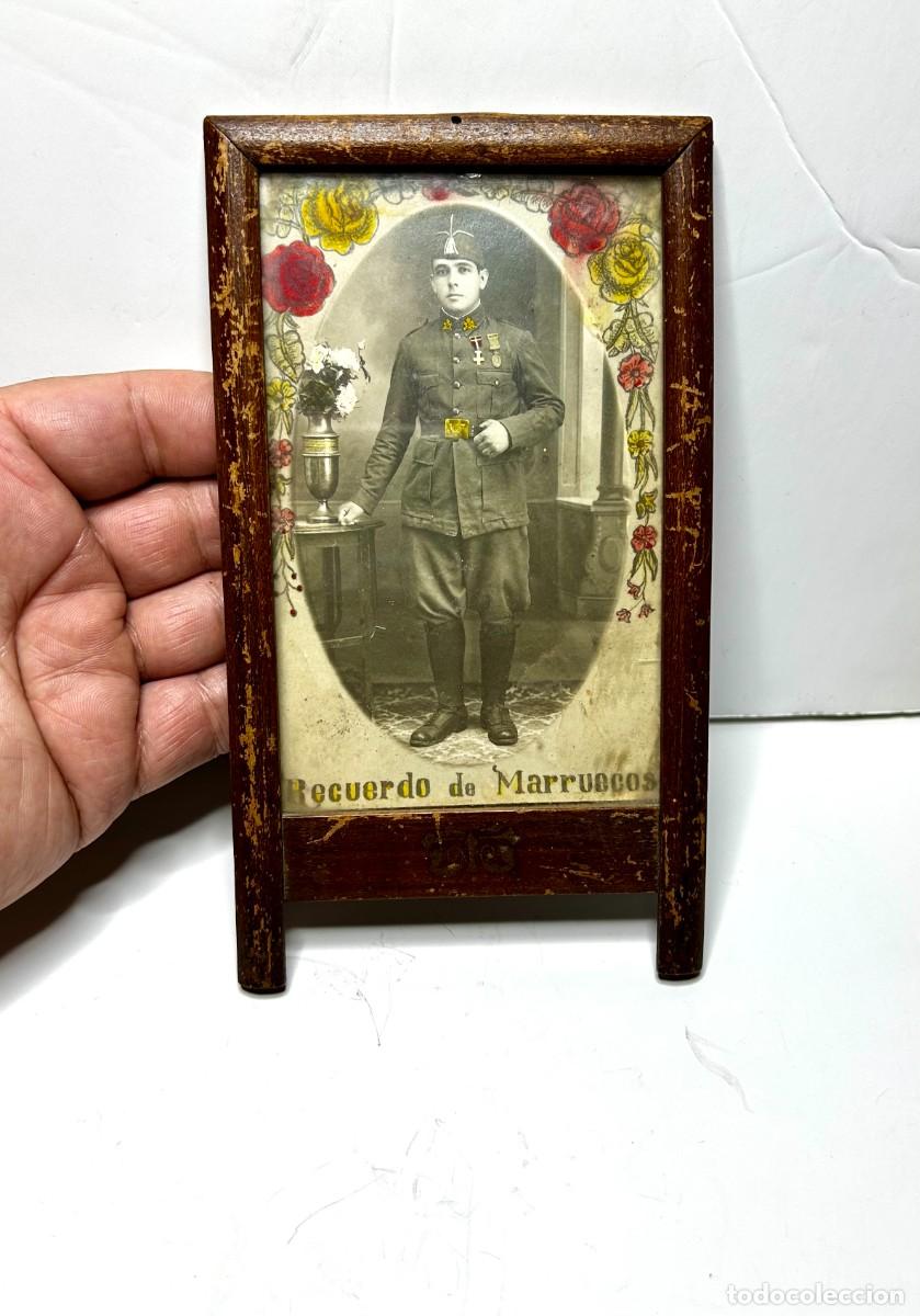 Militaria: 3962.Fotografia de soldado espa&ntilde;ol durante la &eacute;poca del Protectorado Espa&ntilde;ol de Marruecos 1910/1920
