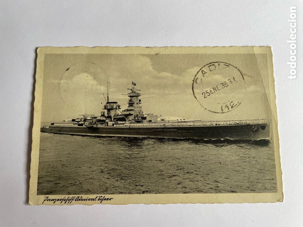 Militaria: Antigua fotograf&iacute;a de barco