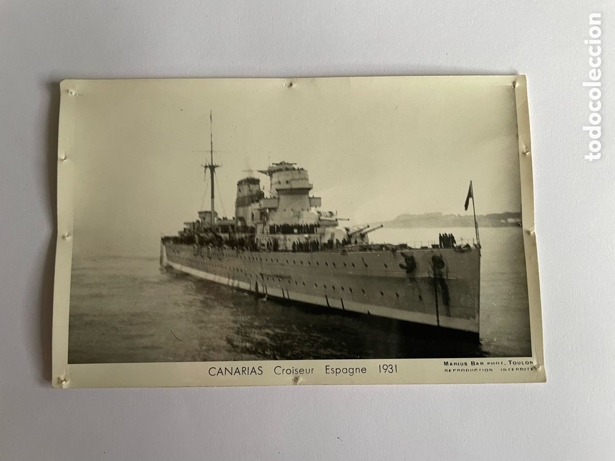 Militaria: Antigua fotograf&iacute;a de barco