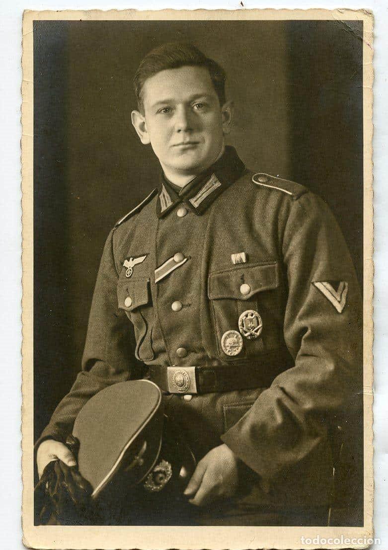 Militaria: FOTOGRAFIA SOLDADO ALEMAN HEER - II GUERRA MUNDIAL