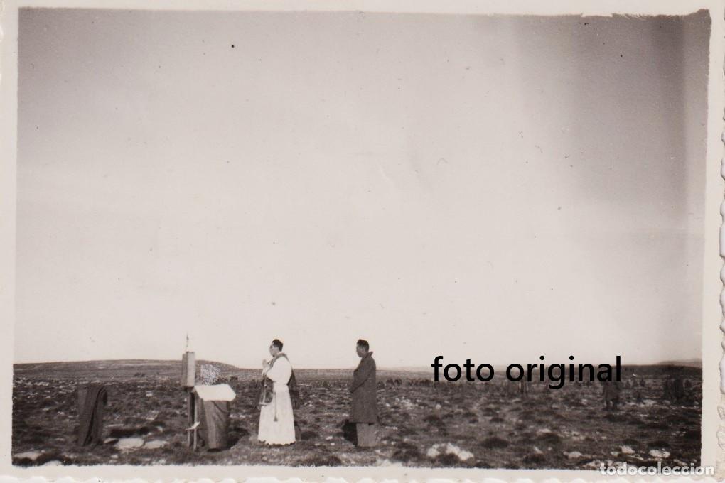 Militaria: PORTALRUBIO TERUEL PANCRUDO MISA TROPAS FRANCO GUERRA CIVIL