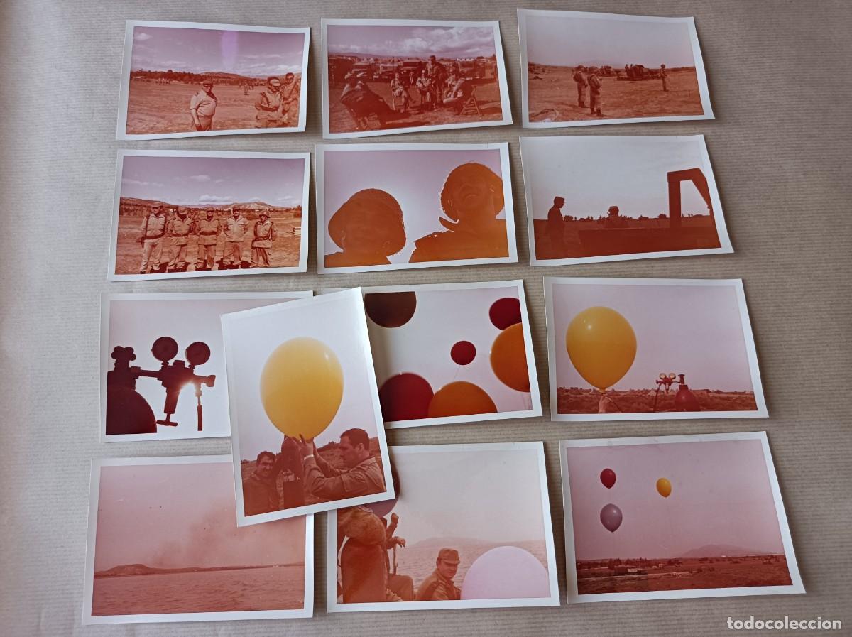 Militaria: FOTOGRAF&Iacute;AS MANIOBRAS EJ&Eacute;RCITO ESPA&Ntilde;OL 1972 HINCHANDO GLOBOS OBJETIVOS PUERTO REY ALMER&Iacute;A