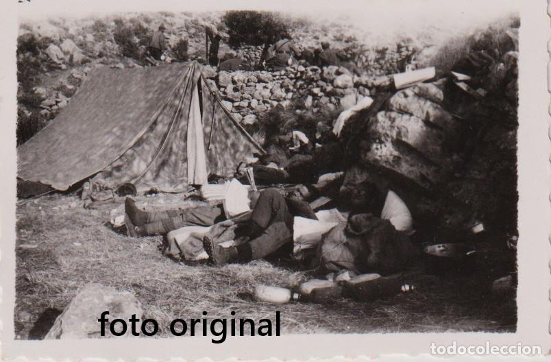 Militaria: ALCORISA TERUEL ALCA&Ntilde;IZ CAMPAMENTO NACIONAL IV DIVISION NAVARRA GUERRA CIVIL