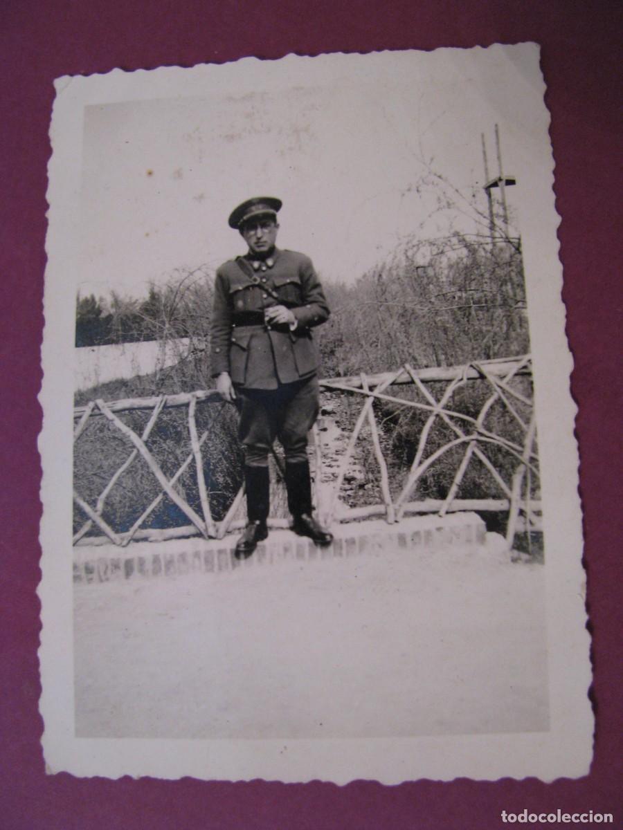 Militaria: FOTO DE UN MILITAR. ROS, CEUTA. 8,5X6 CM