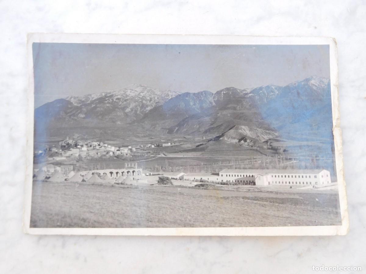 Militaria: Fotograf&iacute;a campamento de artiller&iacute;a Bellver de Cerda&ntilde;a