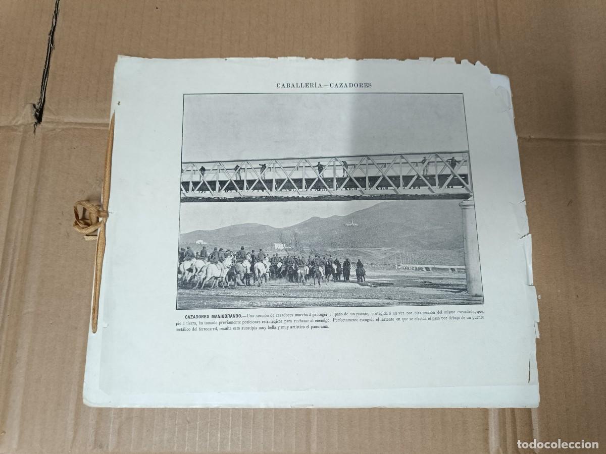 Militaria: ANTIGUO LIBRO DE FOTOS, EL EJERCITO ESPA&Ntilde;OL, CUADERNO 16, 16 AUTOTIPIAS, MILITAR, INCOMPLETO -P19
