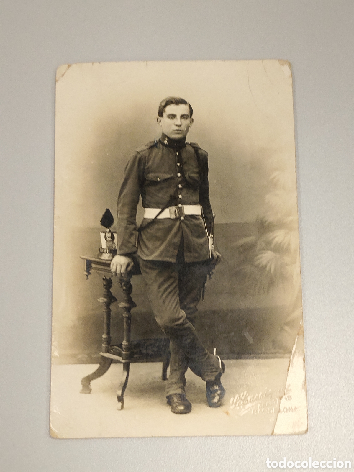 Militaria: Fotograf&iacute;a militar &eacute;poca Alfonso XIII artiller&iacute;a con Ros.guardia real.guerra de marruecos.caballeria