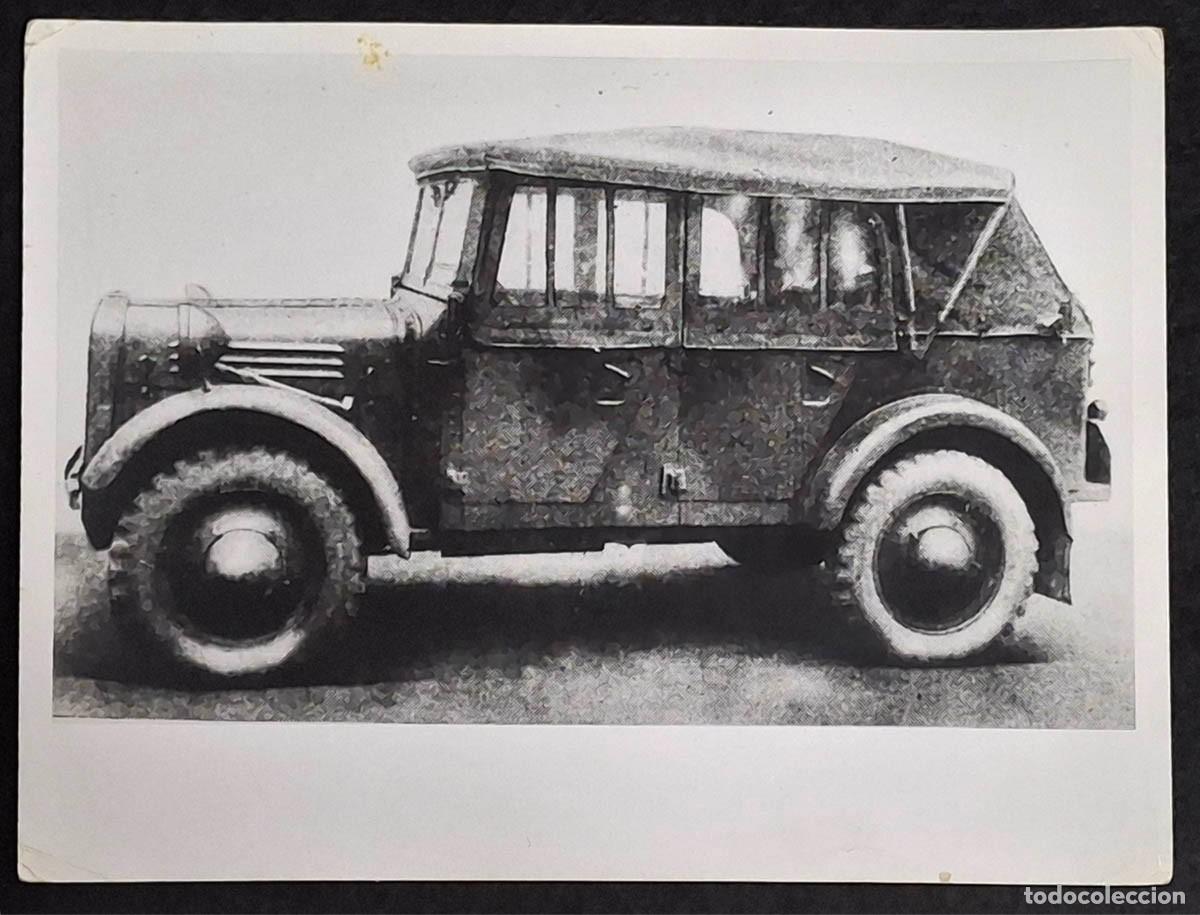 Militaria: Fotograf&iacute;a original Segunda Guerra Mundial, Veh&iacute;culo alem&aacute;n identificado, 23/02/1944, 22 x 17 cm