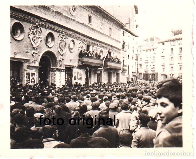 Militaria: TARAZONA ZARAGOZA CASA CONSISTORIAL GUERRA CIVIL PROCLAMA LEGION CONDOR