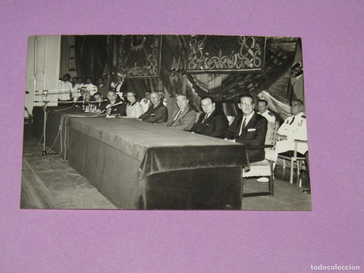 Militaria: Antigua Fotograf&iacute;a Original con FRANCO Reportaje de su Visita a Valencia - A&ntilde;o 1960-70s.