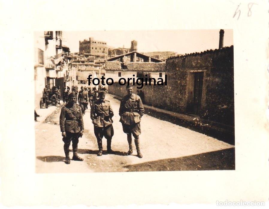 Militaria: VALDERROBRES TERUEL CTV ITALIANO VISTAS CIUDAD GUERRA CIVIL
