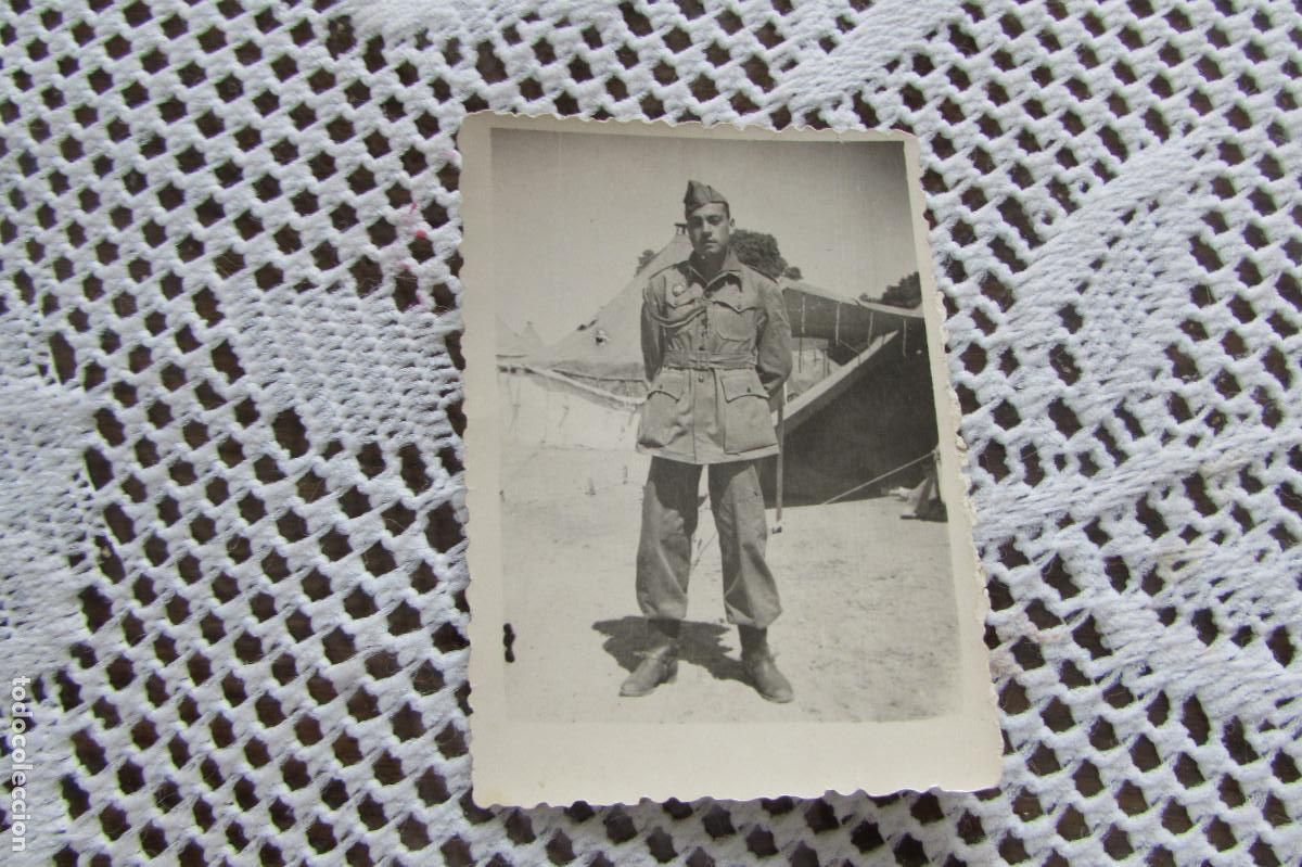 Militaria: FOTO MILITAR MONTE DE LA REINA