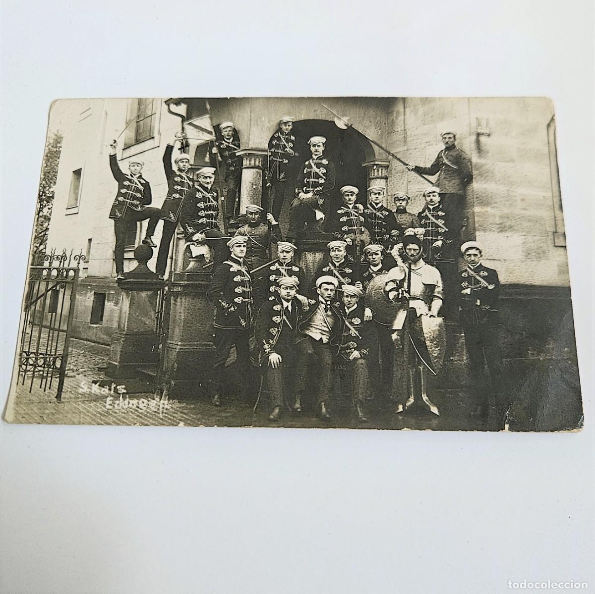 Militaria: Studentika. Fotograf&iacute;a original de la primera guerra mundial. 1914 -1918