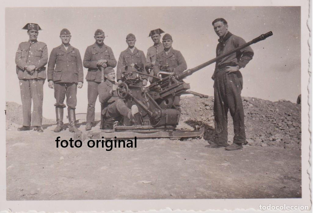 Militaria: AERODROMO PONTEJOS SANTANDER PIEZA ARTILLERA LEGION CONDOR FRANCO GUERRA CIVIL