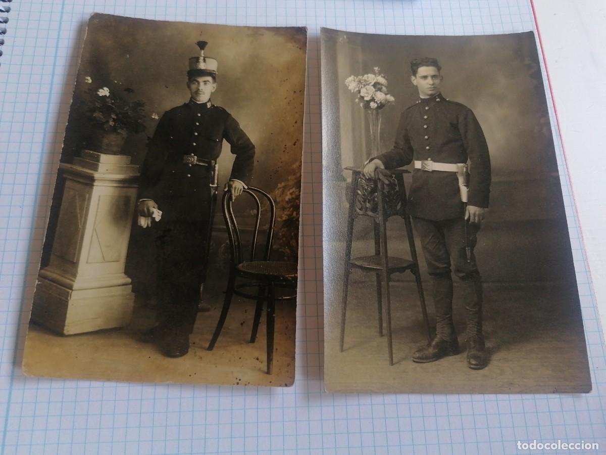 Militaria: 2 POSTALES FOTOGRAF&Iacute;CAS MILITARES REQUETES NAVARRA GUERRA CIVIL ESPA&Ntilde;OLA