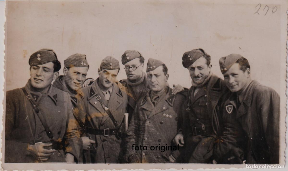 Militaria: LAGUARDIA ALAVA OFICIALES CTV ITALIANO DIVISION LITTORIO GUERRA CIVIL