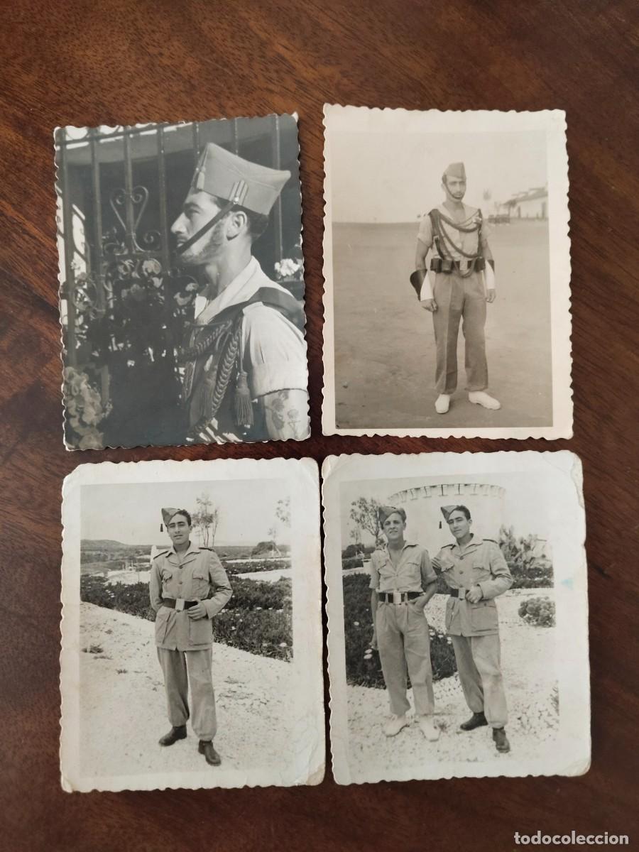 Militaria: 4 antiguas fotograf&iacute;as Legionario.