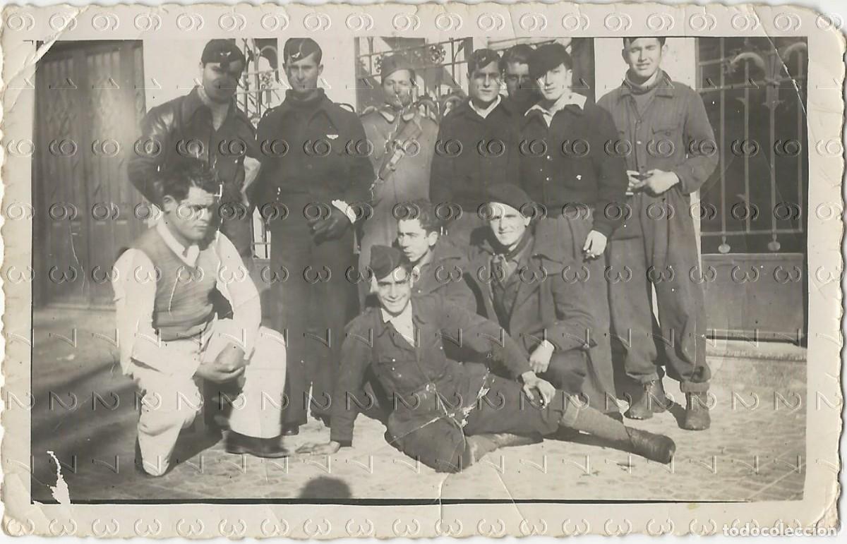 Militaria: SORIA 1938 GUERRA CIVIL FOTOGRAFIA ANTIGUA UNICA TROPA DE AVIACION Y REGULARES 12X7 M29