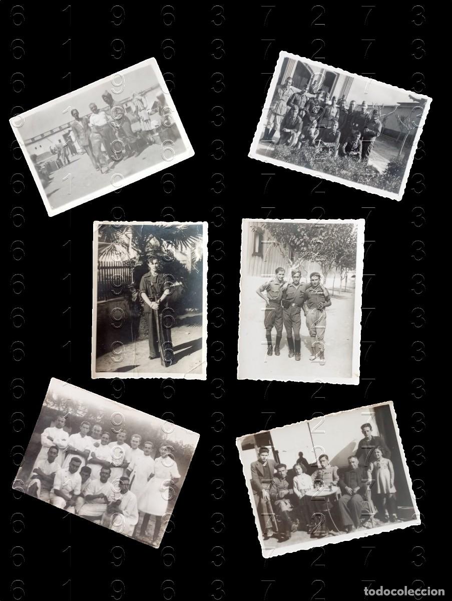 Militaria: MELILLA GUARNICION COLECCION 6 FOTOGRAFIAS MUY ANTIGUAS FAMILIA MANUEL CHOCLAN BARRERA M30