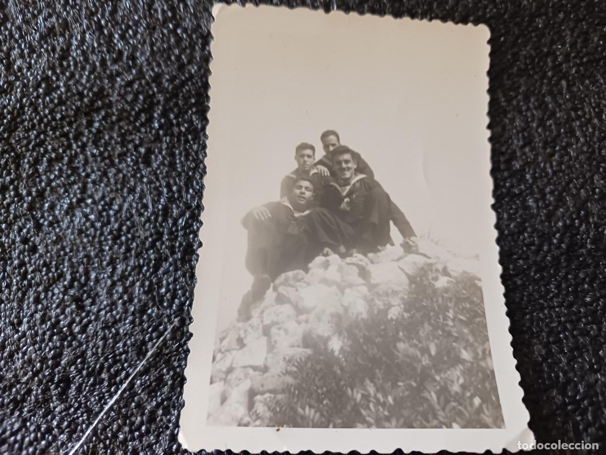 Militaria: FOTOGRAFIA DE 4 MARINEROS, SEGURAMENTE CARTAGENA