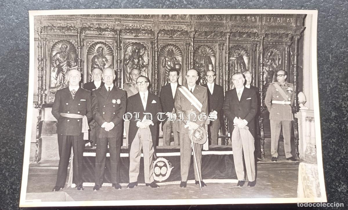 Militaria: FOTOGRAFIA DE AUTORIDADES MILITARES Y CIVILES DE SALAMANCA, FOTO PEREZ, SALAMANCA, MIDE 17,5 X 11,5