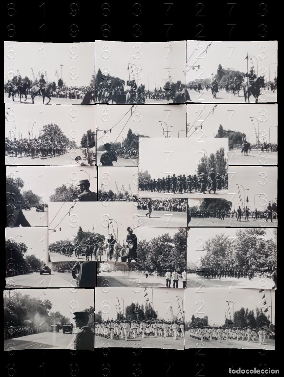 Militaria: SEVILLA DESFILE DIA FUERZAS ARMADAS 17 FOTOGRAFIAS A&Ntilde;OS 70 15X10 B42