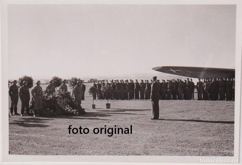 Militaria: AERODROMO SANJURJO ZARAGOZA SEPELIO MIEMBRO LEGION CONDOR GUERRA CIVIL