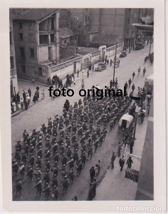 Militaria: DESFILE ZARAGOZA TROPAS NACIONALES FRANCO GUERRA CIVIL LEGION CONDOR