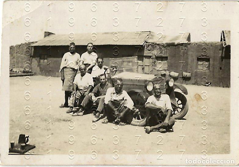 Militaria: MELILLA GUARNICION FOTOGRAFIA MUY ANTIGUA 7X4 FAMILIA CHOCLAN CALAHORRO B44